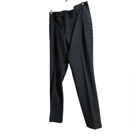 River Island Men’s Black Slim Fit Smart Trousers W30 Dress Pants Work Casual - Picture 2 of 6